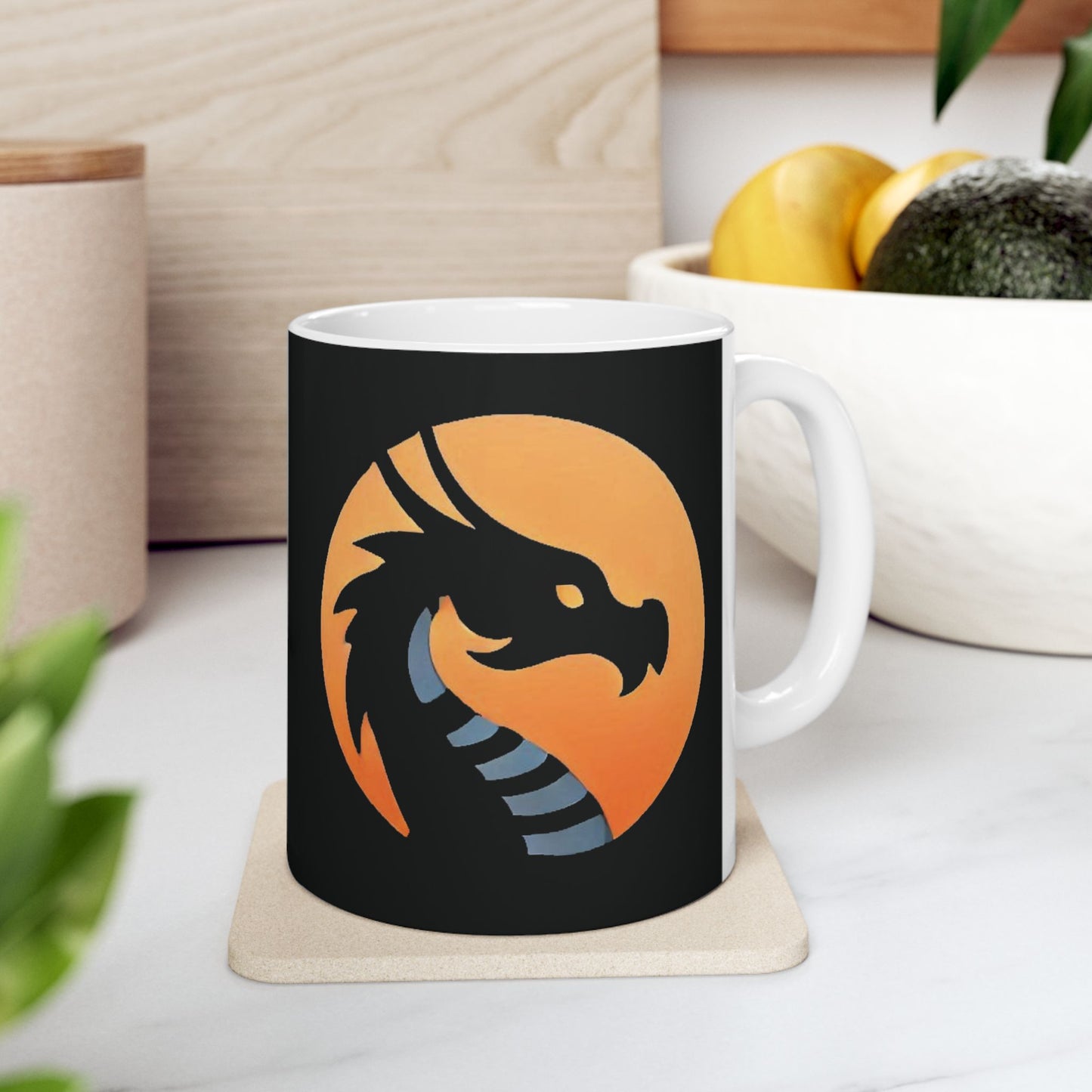 Sunset Dragon Ceramic Mugs (11oz\15oz)