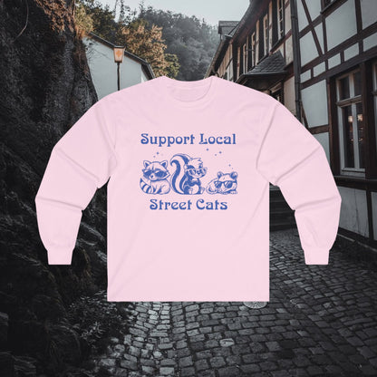 Support Local Street Cats Long Sleeve Tee