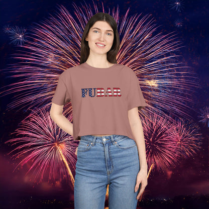 USA FUBAR Women's Crop Tee