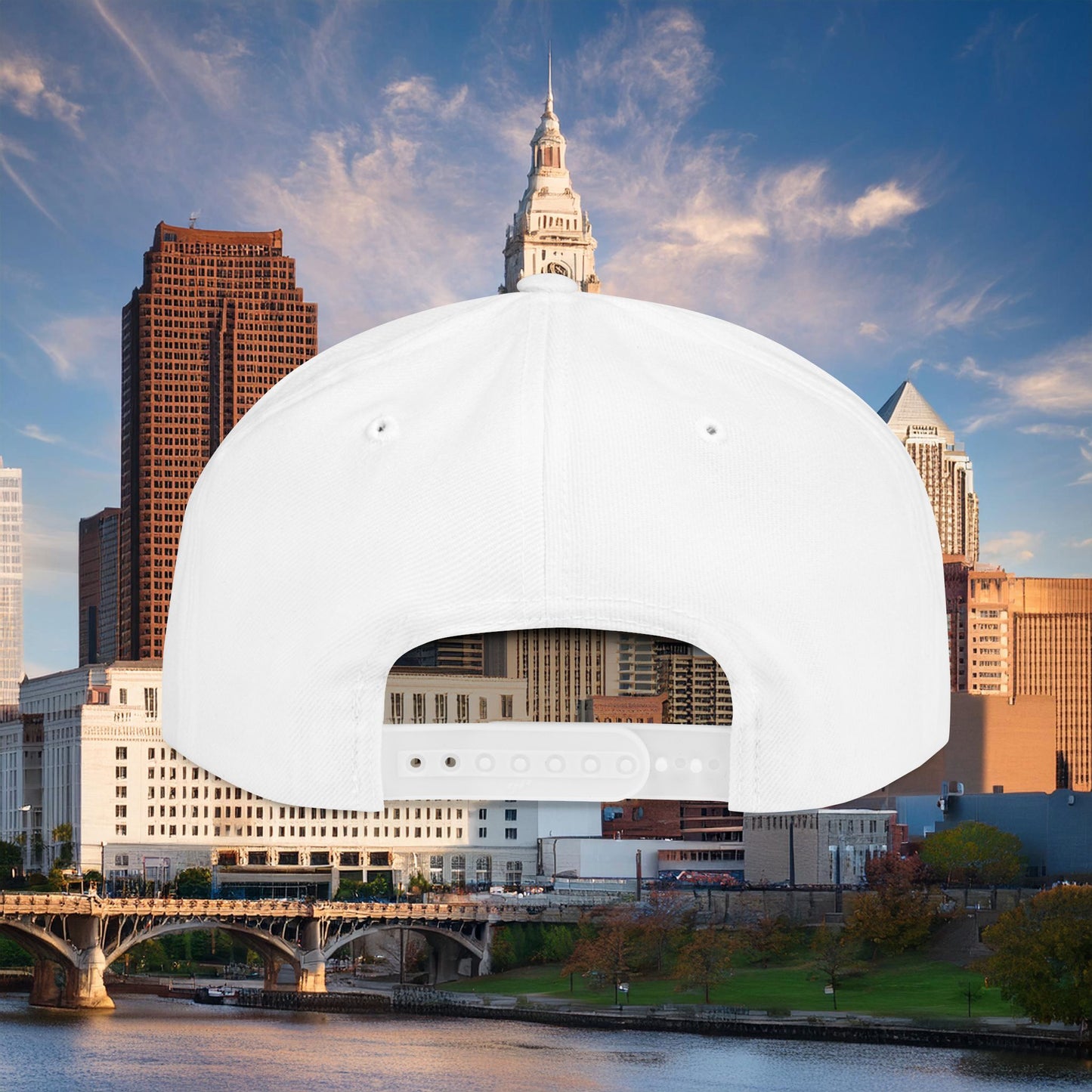 Cleveland Baseball Logo Flat Bill Snapback