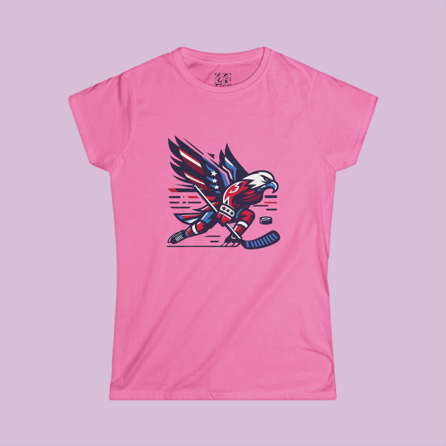 Washington Hockey Eagle Women's Softstyle Tee