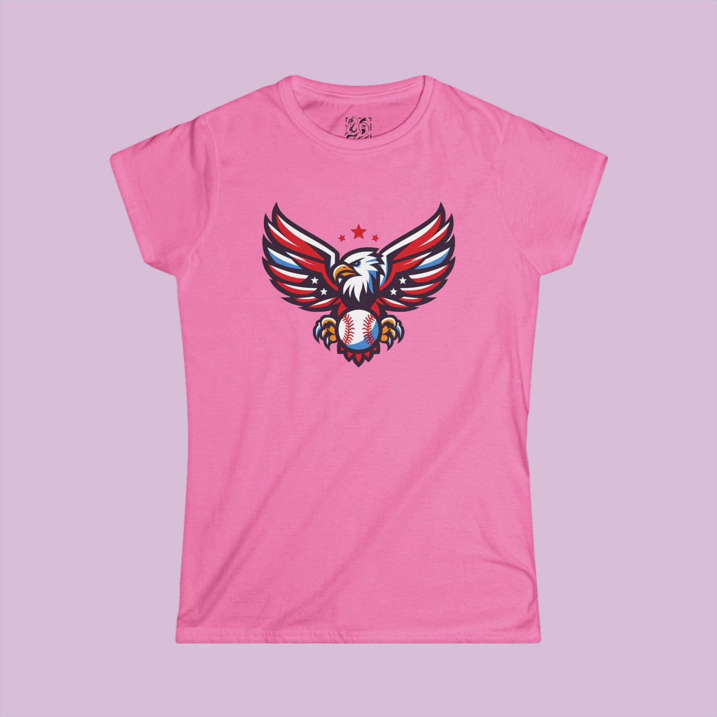 Washington Baseball Eagle Women's Softstyle Tee