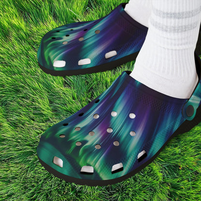 Northern Lights Foam Clogs