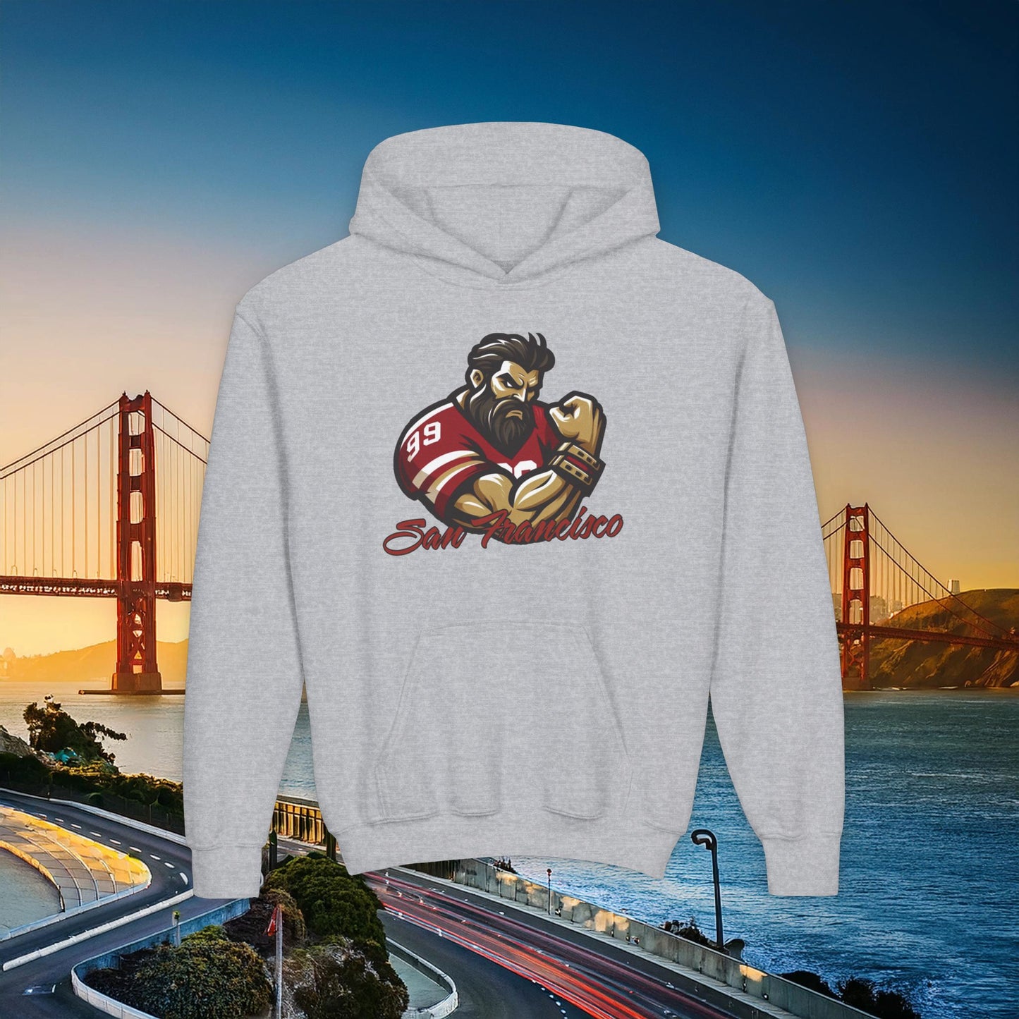 San Francisco Football Fan Youth Hoodie