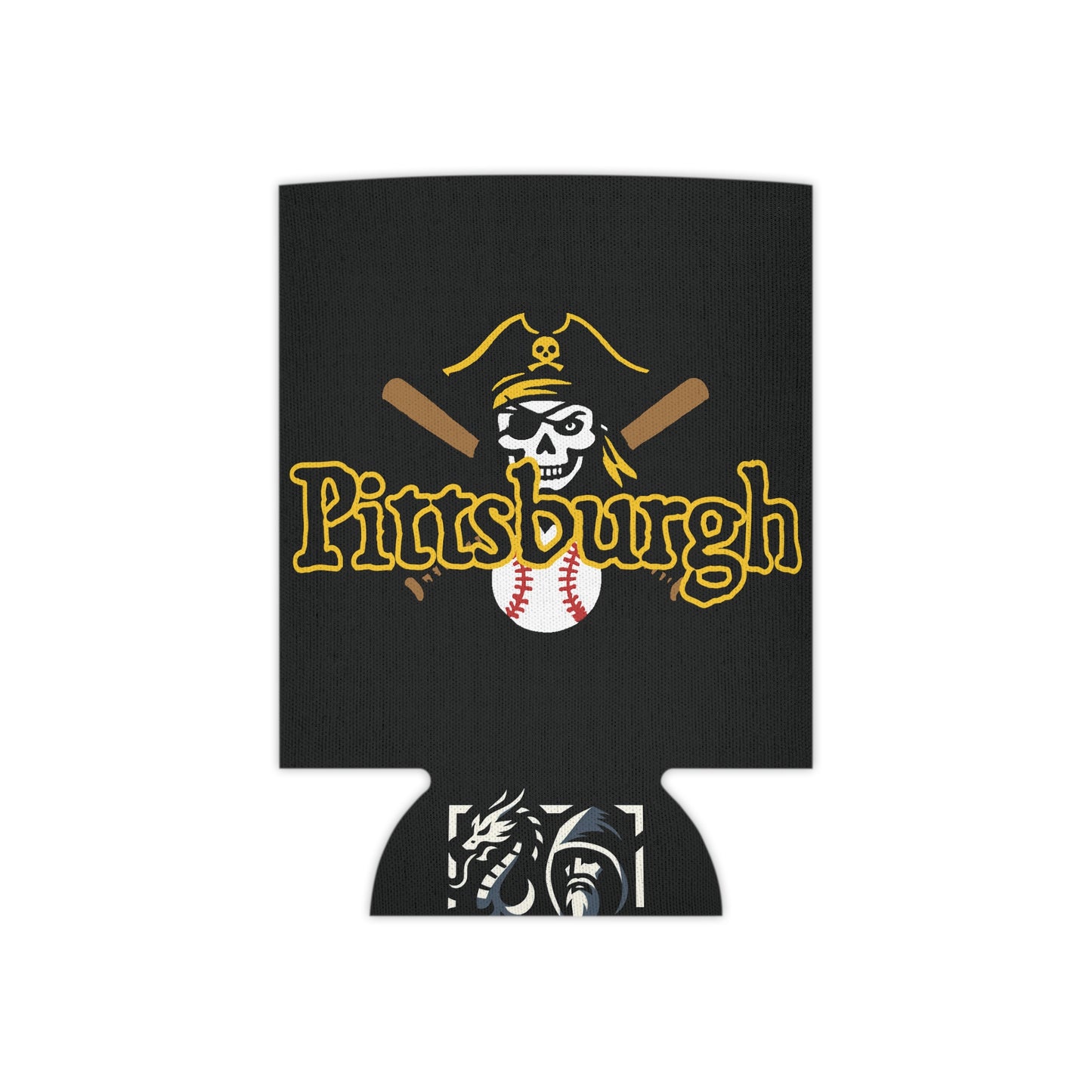 Pittsburgh Baseball Logo Can Cooler