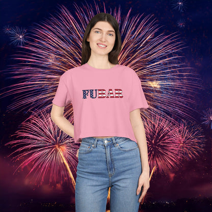 USA FUBAR Women's Crop Tee