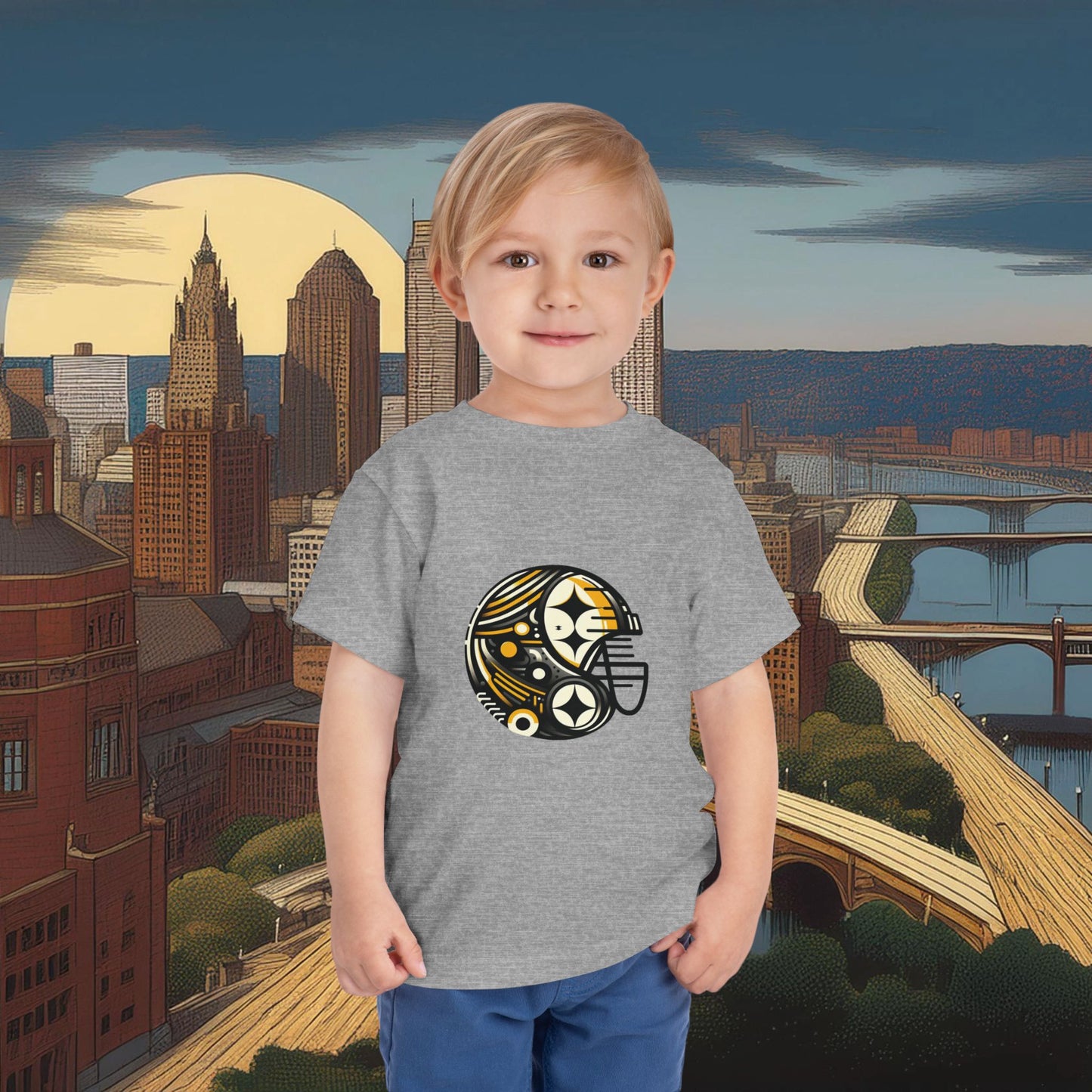 Pittsburgh Football Crest Toddler Tee