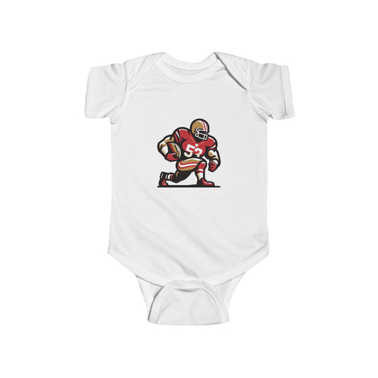 San Francisco Football Player Infant Bodysuit