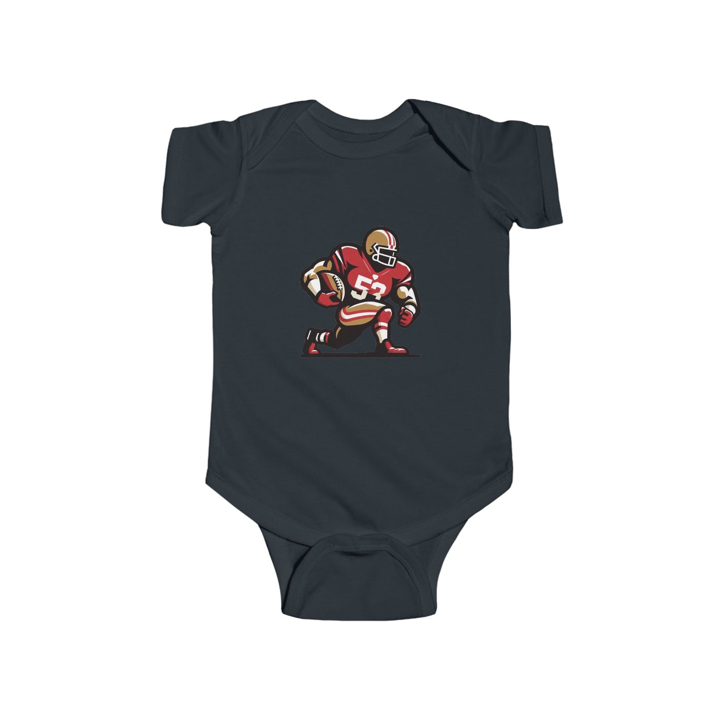 San Francisco Football Player Infant Bodysuit