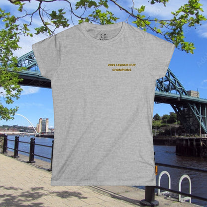 Newcastle Cup Champions Crest Women's Softstyle Tee