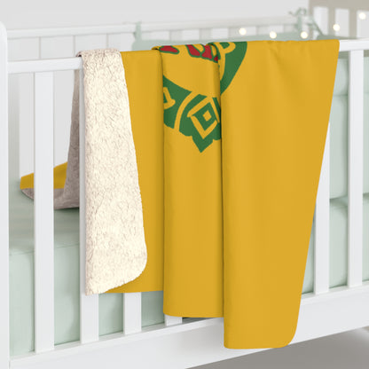 The Cymru Dragon Sherpa Fleece Blanket