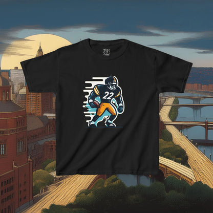Pittsburgh Football Player Kids Tee