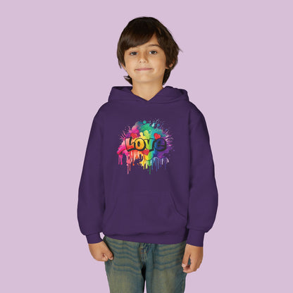Love Color Bomb Youth Hoodie
