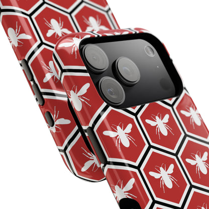 Honeycomb Bee Impact-Resistant Phone Case