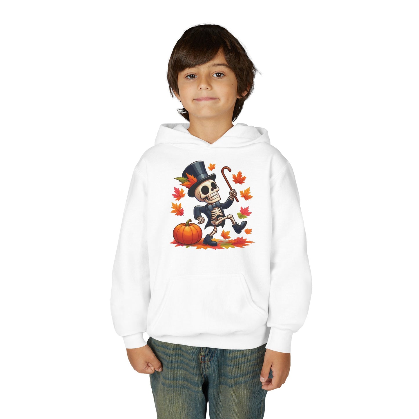 Snazzy Skeleton Youth Hoodie
