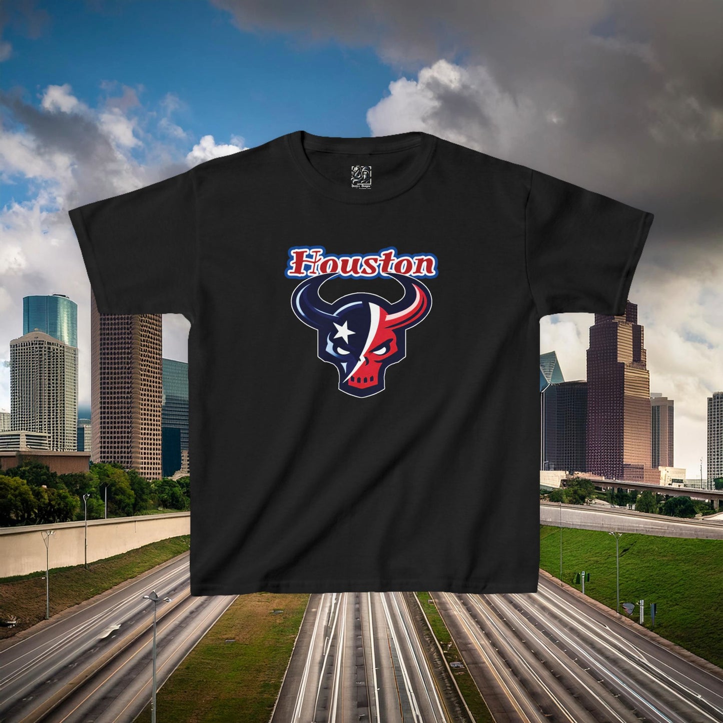 Houston Skull Kids Tee