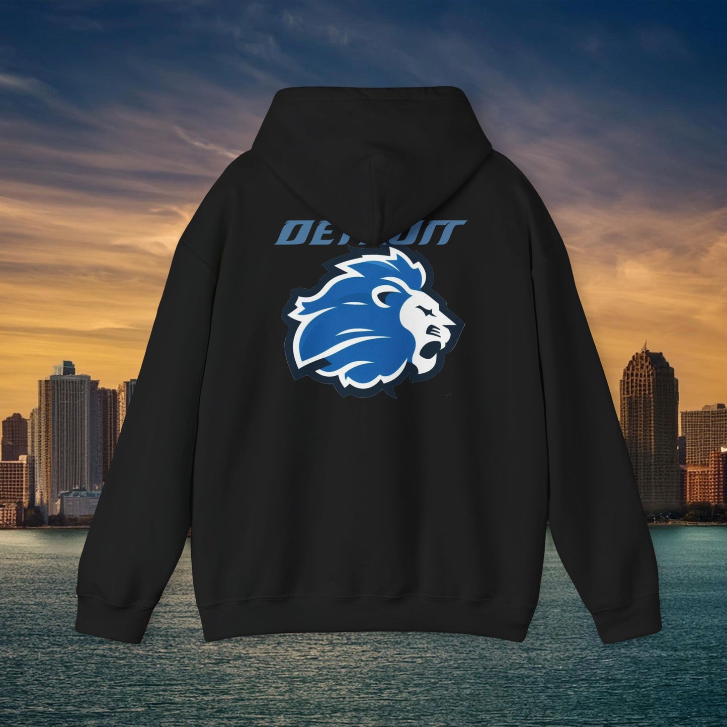 Detroit Football Logo Hoodie