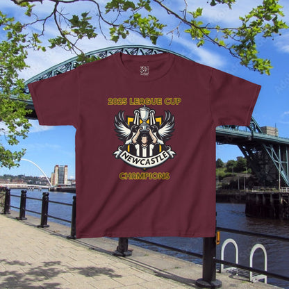Newcastle Cup Champions Crest Kids Tee