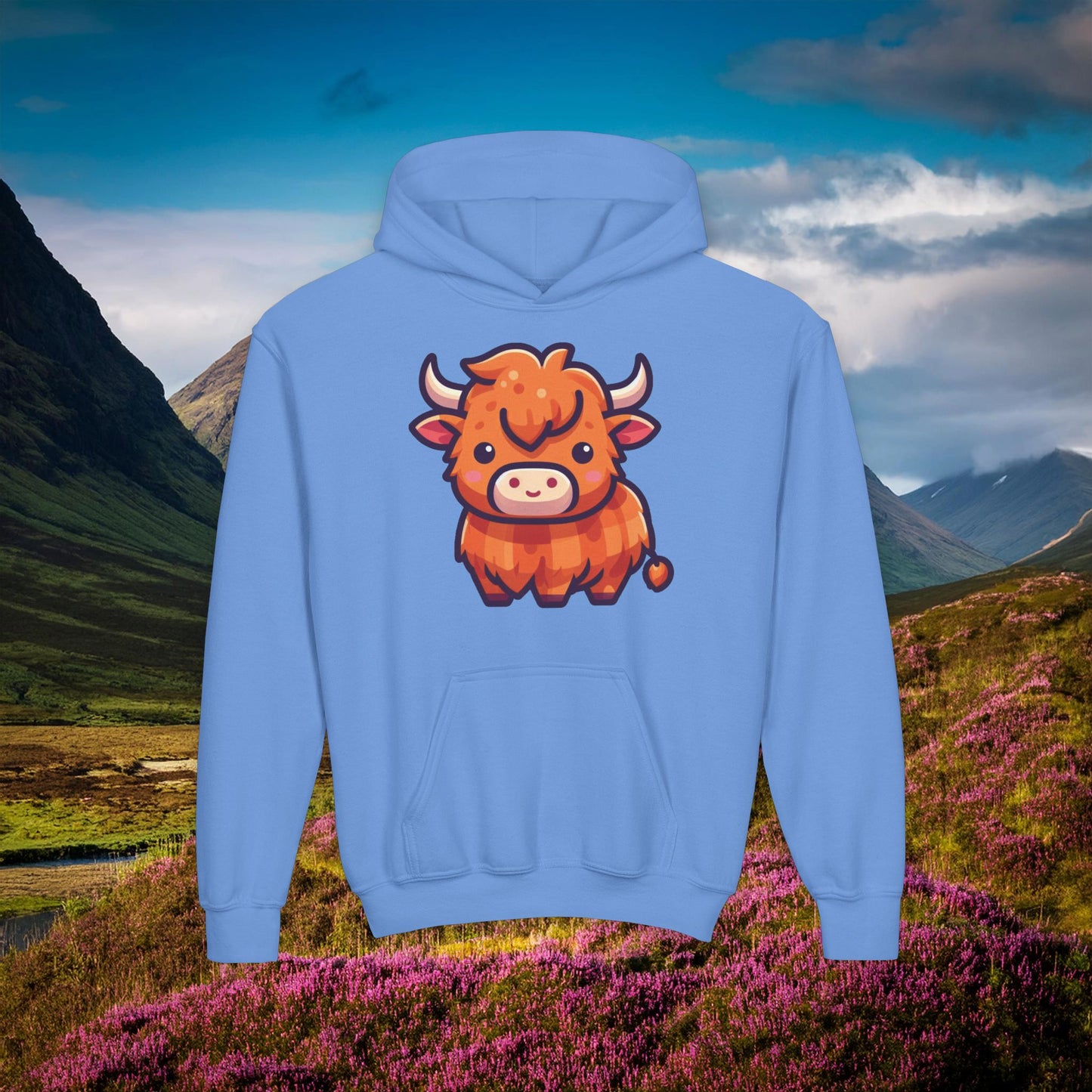 Highland Coo Youth Hoodie
