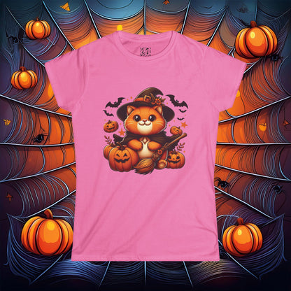 Halloween Cat Women's Softstyle Tee