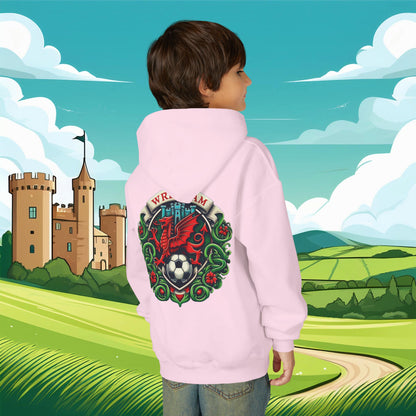 Wrexham Crest Dragon Youth Hoodie