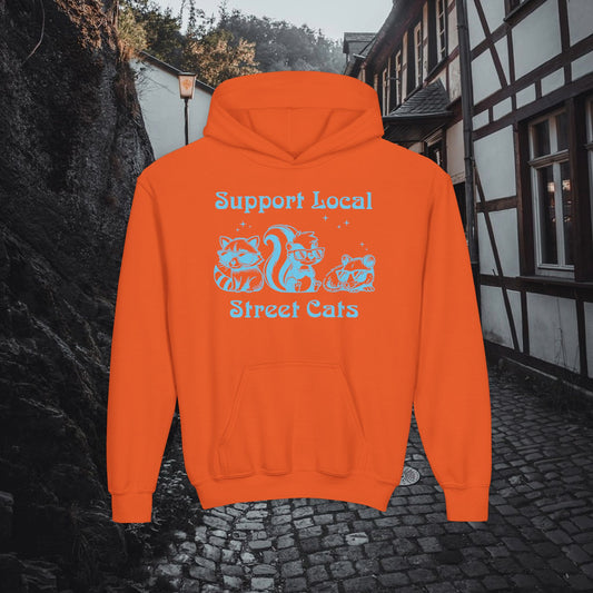 Support Local Street Cats Youth Hoodie
