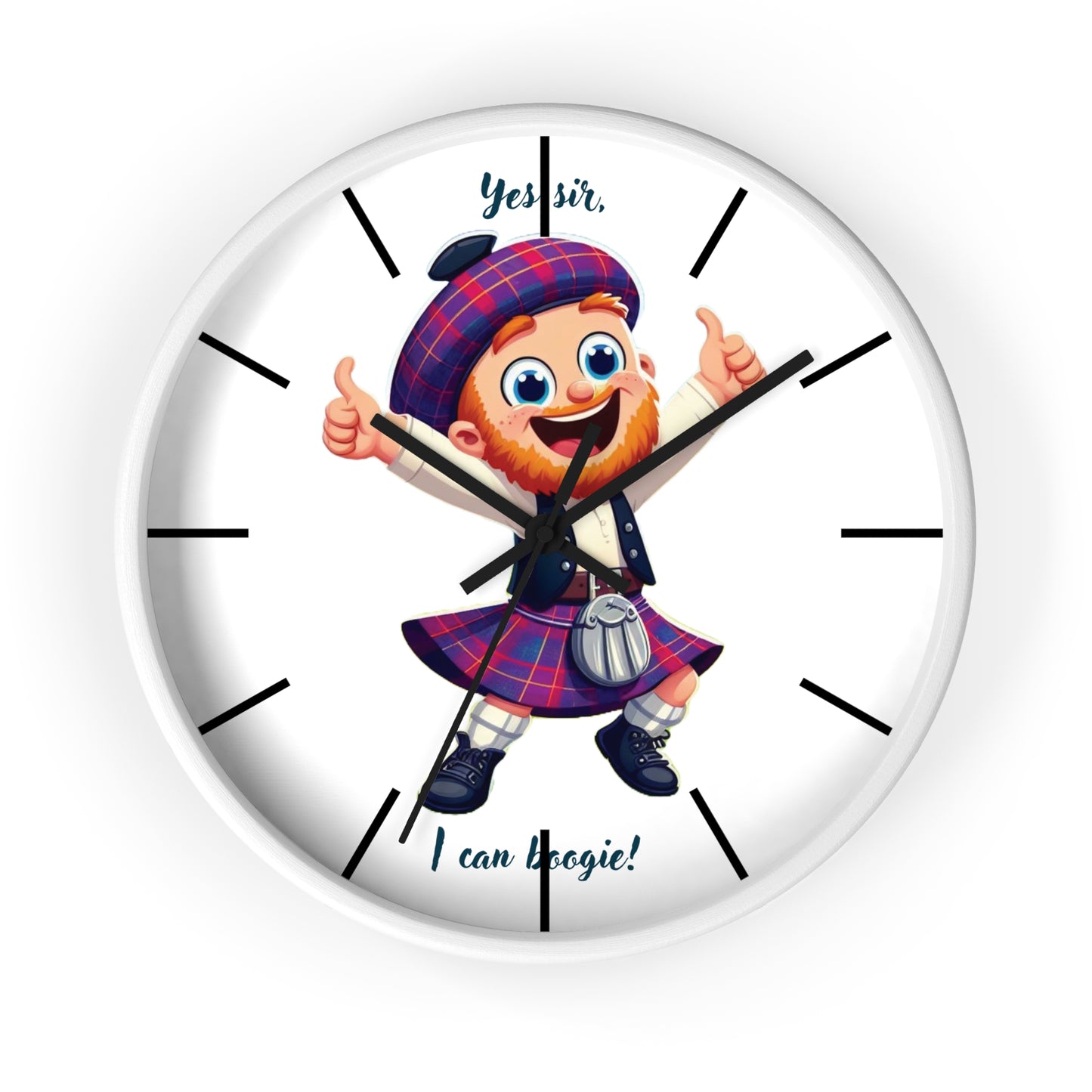 Scotland Can Boogie Wall Clock
