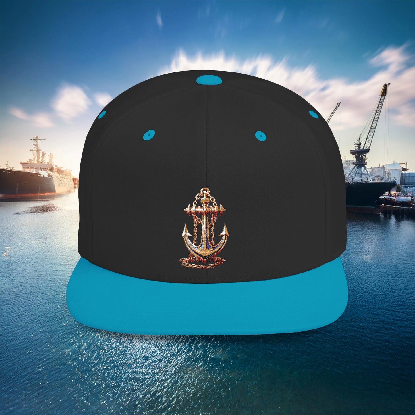 Anchor Flat Bill Snapback