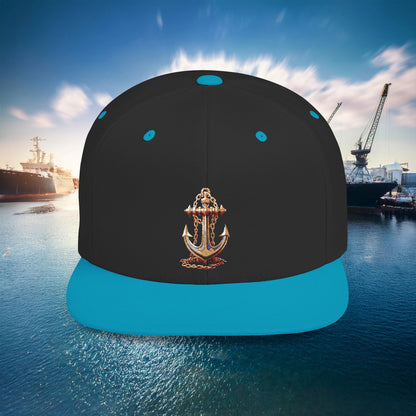 Anchor Flat Bill Snapback