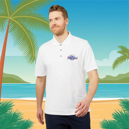 Miami Leaping Marlin adidas Performance Polo