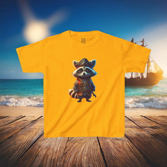 Raccoon Pirate Kids Tee