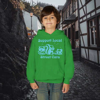 Support Local Street Cats Youth Hoodie