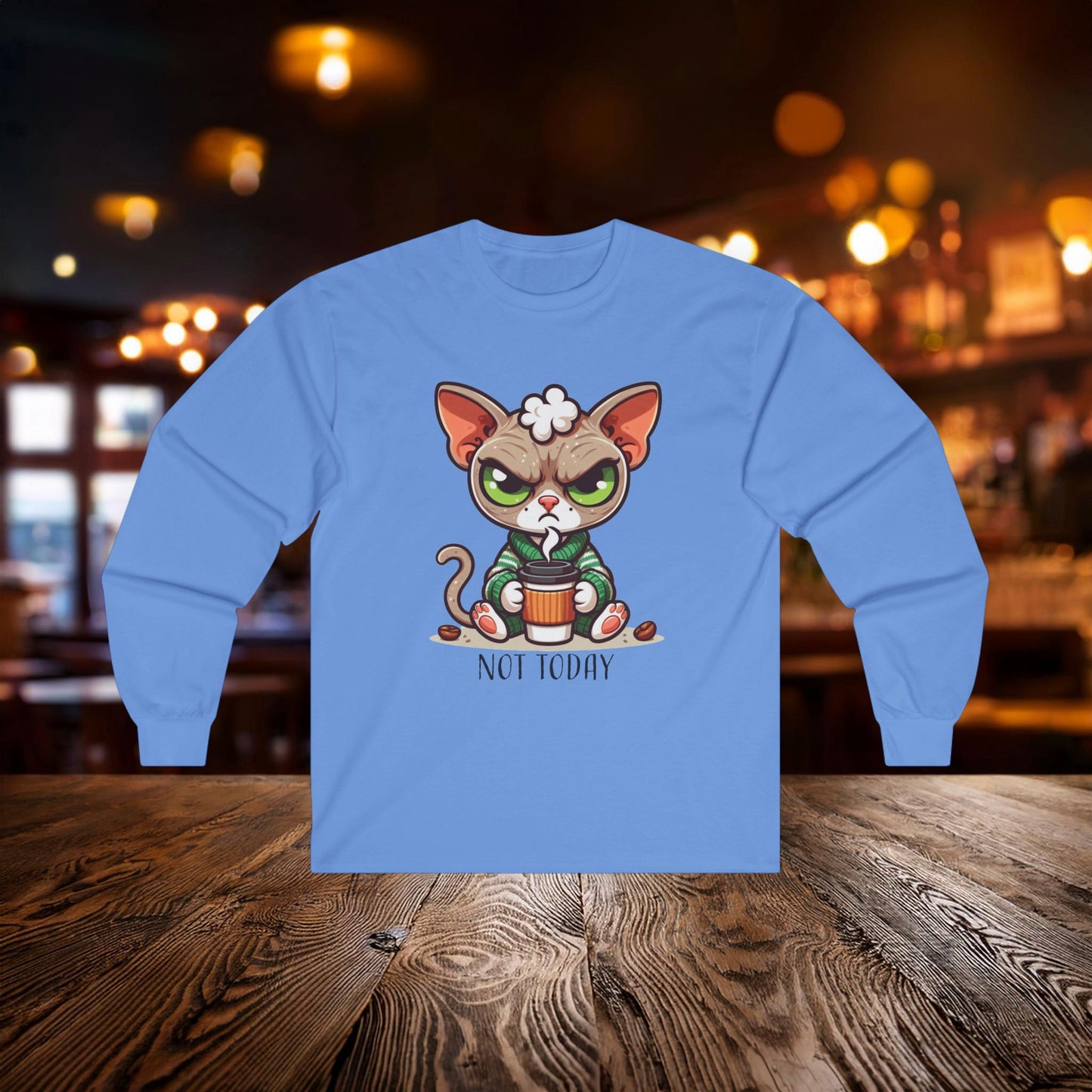 Cranky Cat Long Sleeve Tee