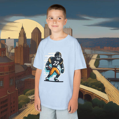Pittsburgh Football Player Kids Tee