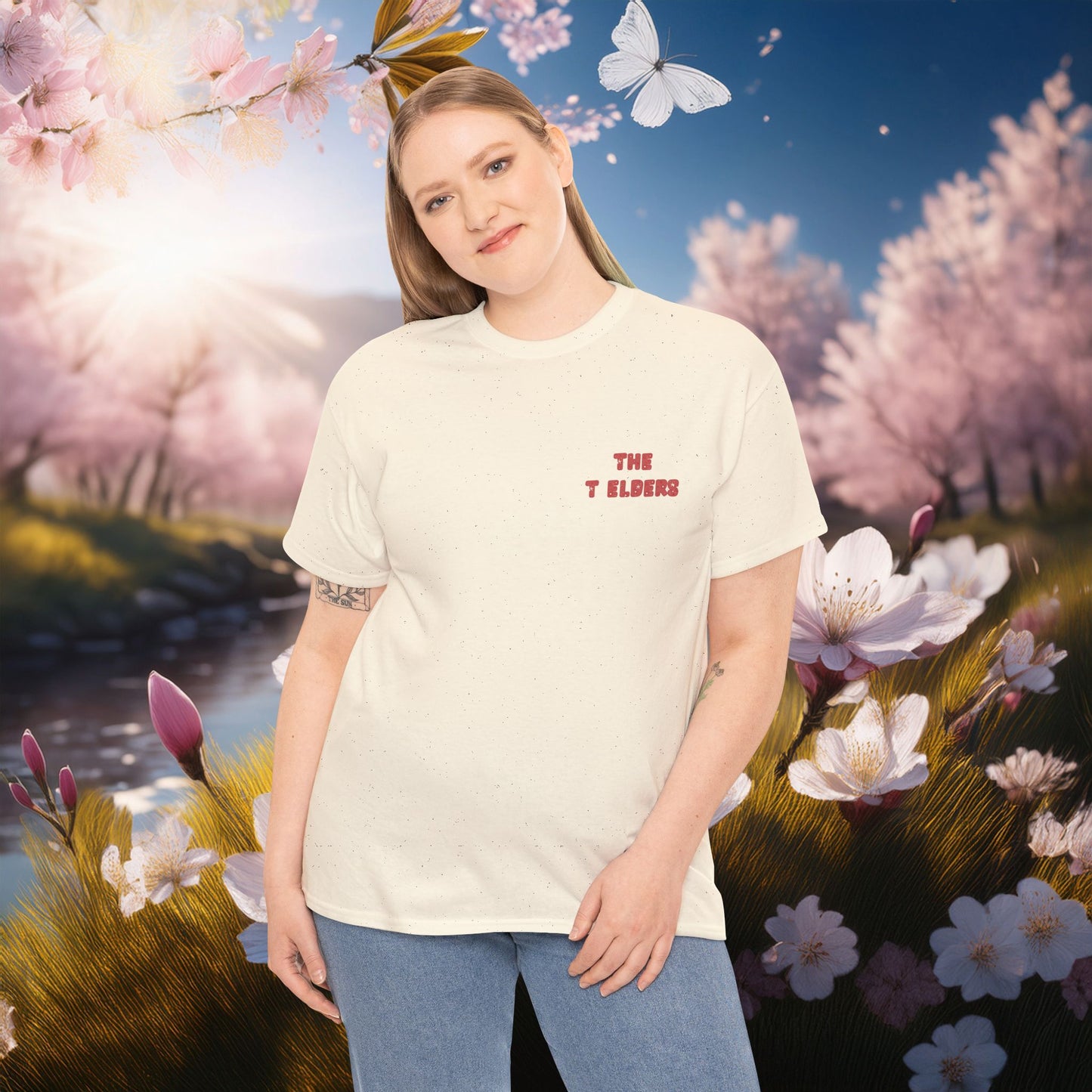 The T Elders Butterfly Unisex Cotton Tee