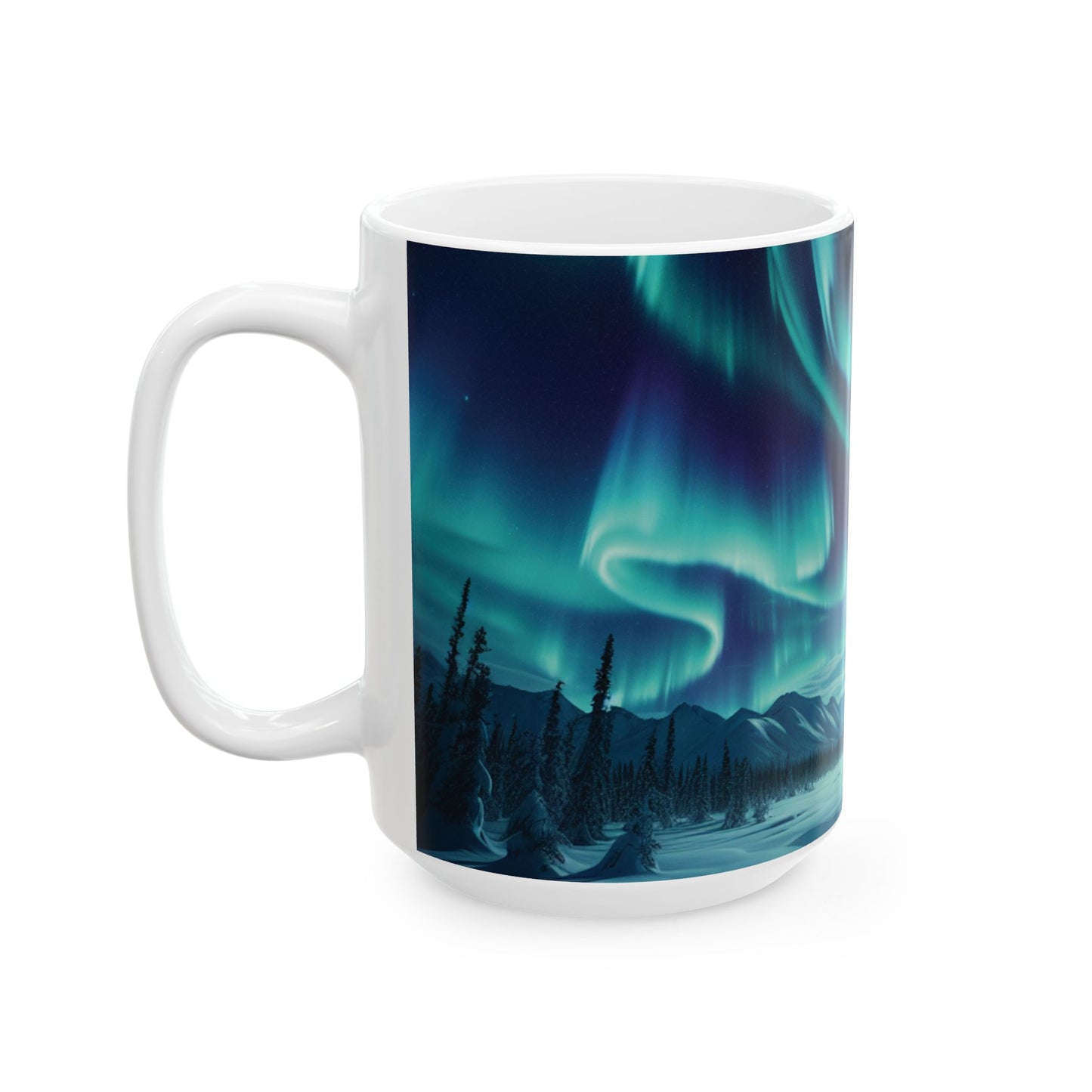 Northern Lights Ceramic Mugs (11oz\15oz)