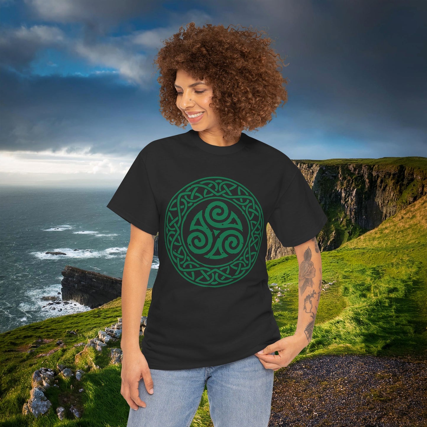 Celtic Knotwork Spiral Tee