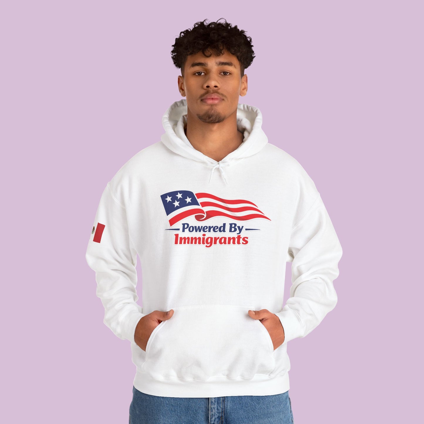 Powered By Immigrants Hoodie