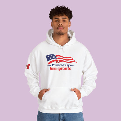 Powered By Immigrants Hoodie