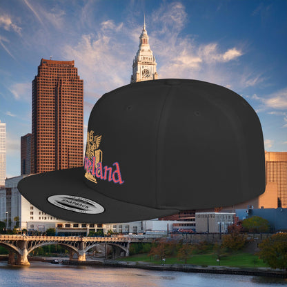 Cleveland Baseball Logo Flat Bill Snapback
