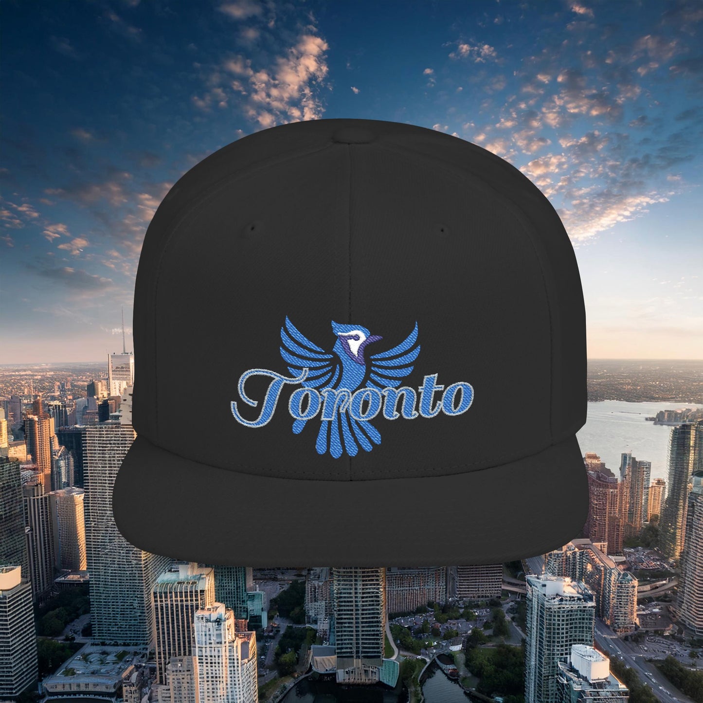 Toronto Flying Blue Jay Flat Bill Snapback