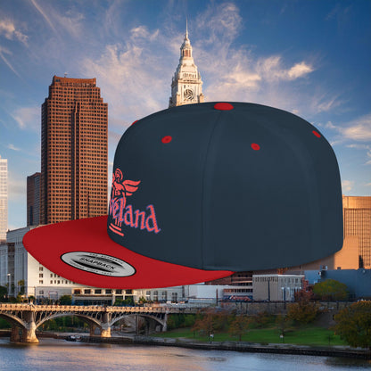 Cleveland Red Guardian Flat Bill Snapback