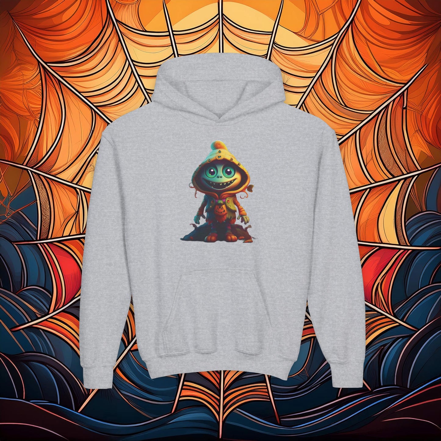 Trick or Treat Monster Youth Hoodie