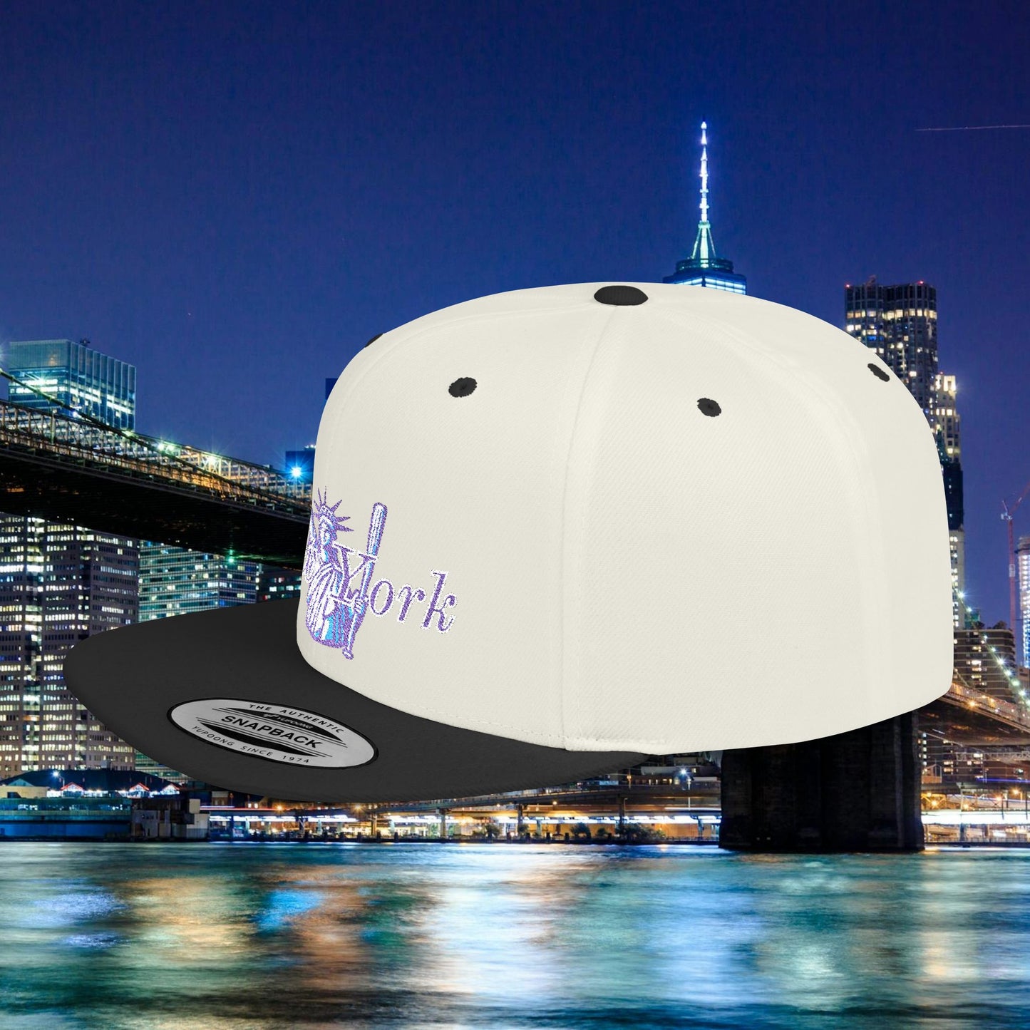 New York Lady Liberty Flat Bill Snapback