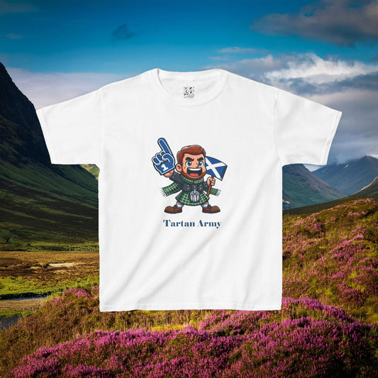 Scotland Tartan Army Kids Tee