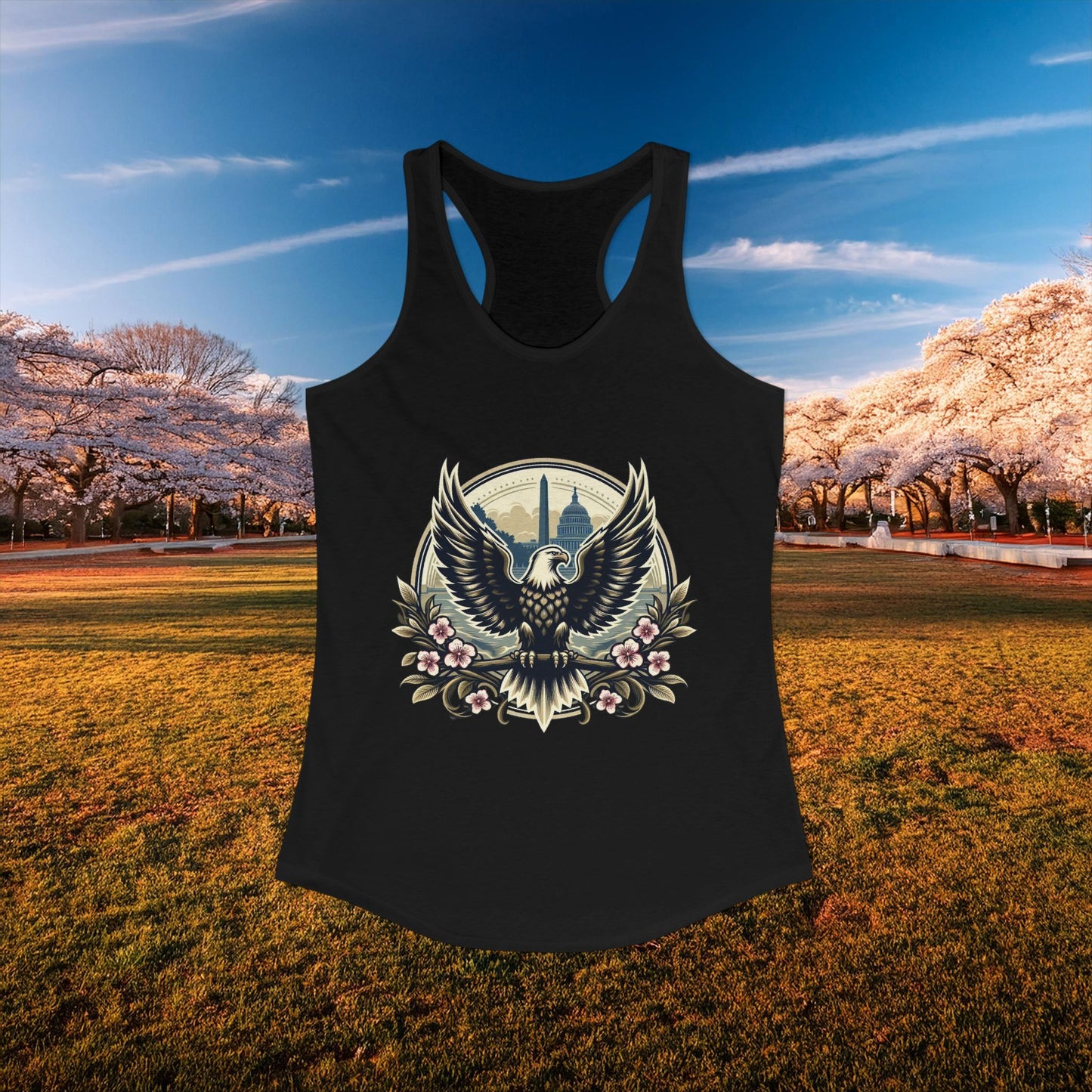 DC Cherry Blossom Racerback Tank