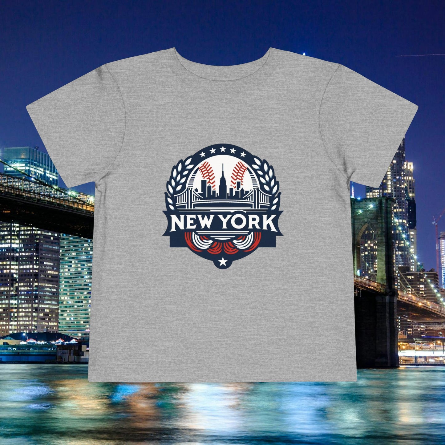 New York Bronx Baseball Toddler Tee