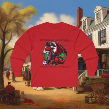 Revolutionary Red Dragons Logo Long Sleeve Tee