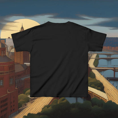 Mini Pittsburgh Football Player Kids Tee