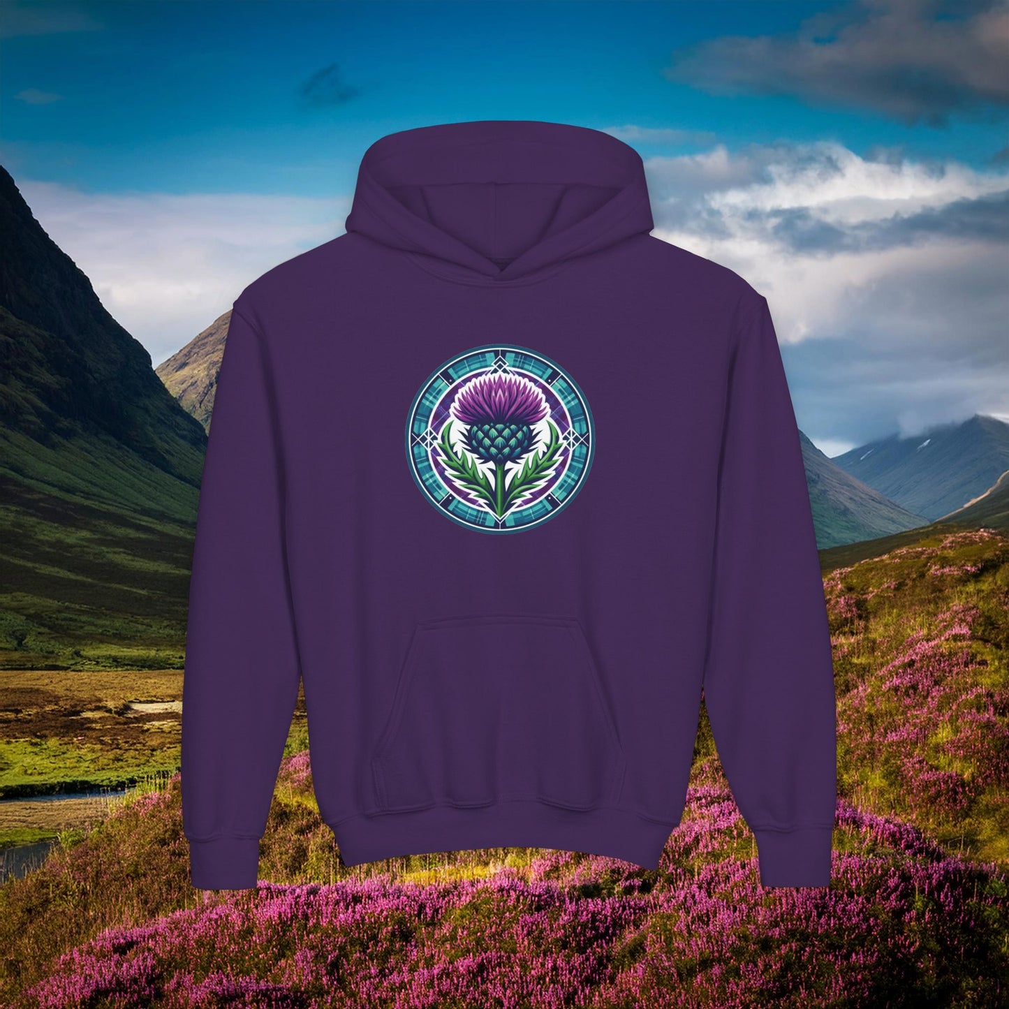 Scotland Tartan Army Youth Hoodie